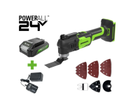 Реноватор аккумуляторный GREENWORKS G24MT (24; Li-Ion; 5000-18000 ход/мин; 3,2 град; Коробка) прокат